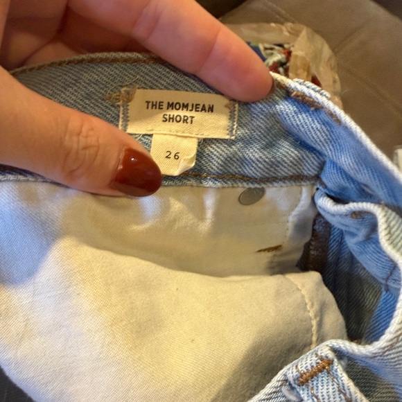 Madewell the mom Jean shorts, size 26 - Picture 8 of 9